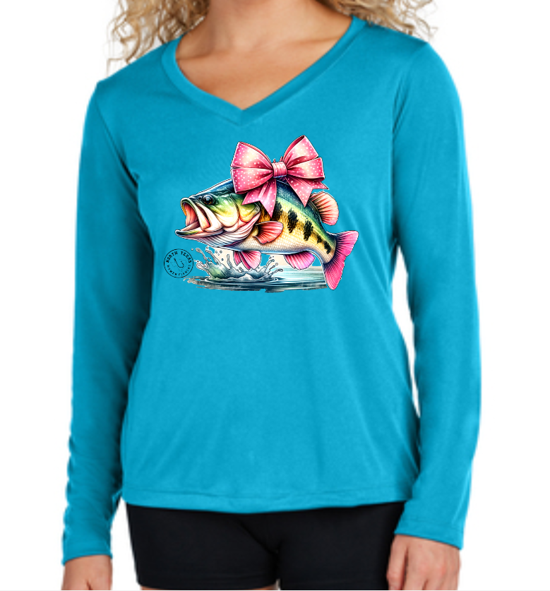 NTWF Coquette Bass Fishing Shirt (Dri-Fit) image 1