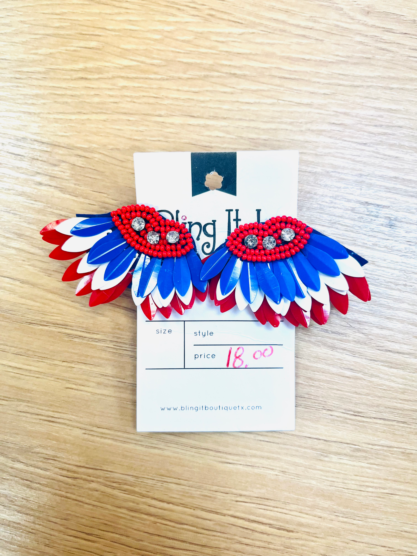 J4 Small Wing Earrings image 0