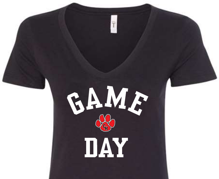 CHHS FB Dri Fit Game V-Neck image 0