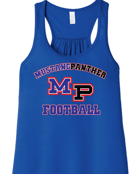 MP Football Ladies Flowy Racerback Tank image 0