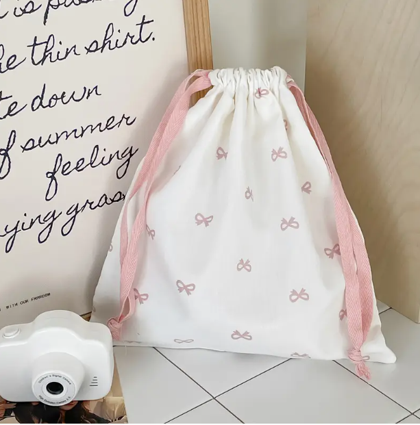 Drawstring Bow Bag image 0