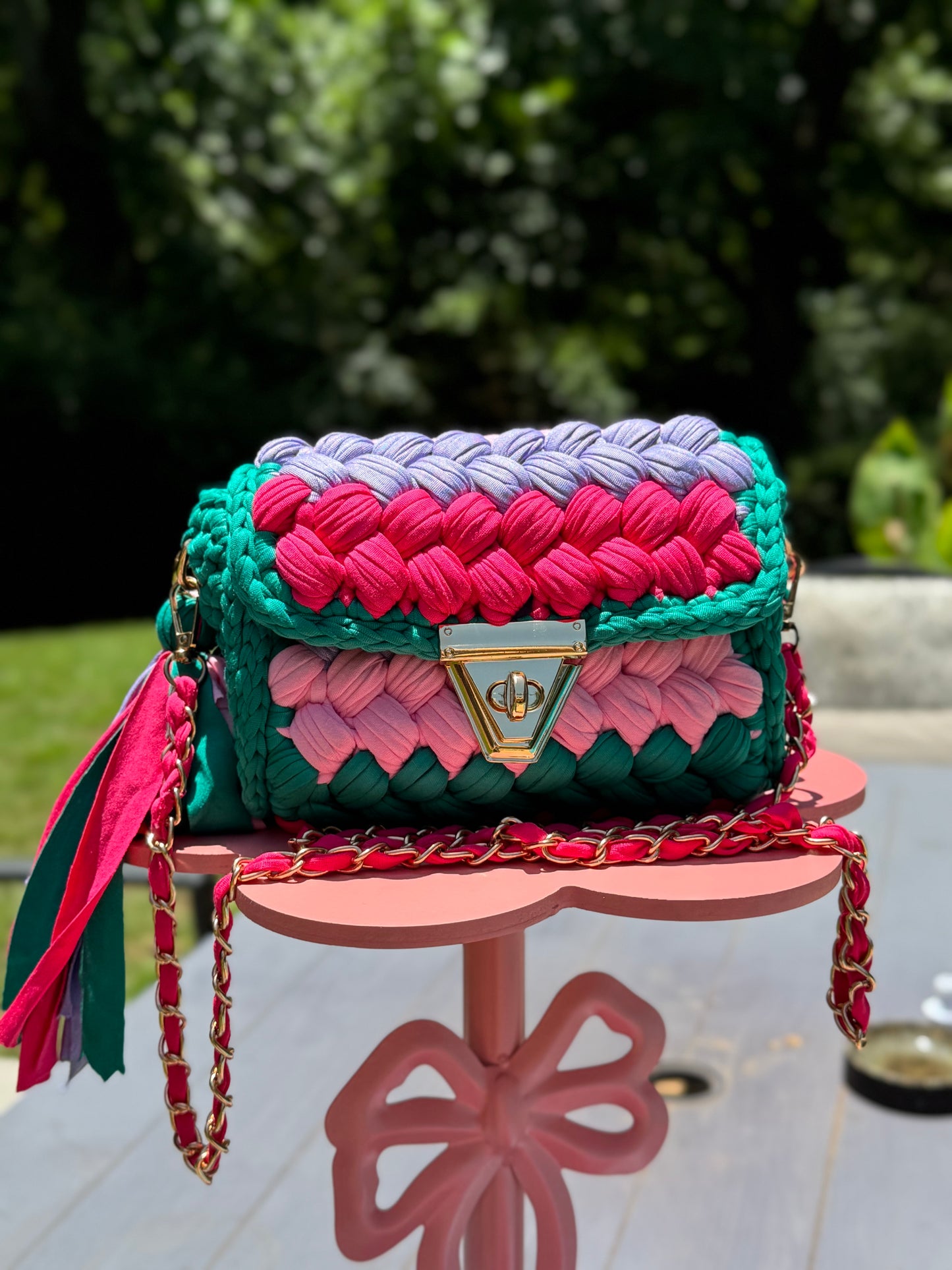 Mini Colorblock Crossbody Bag image 1