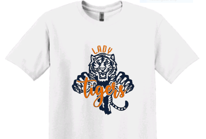 Lady Tigers Script Tee image 0