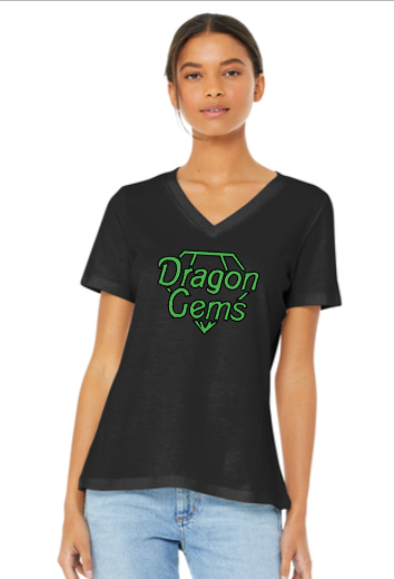 Dragon Gems V-neck image 1