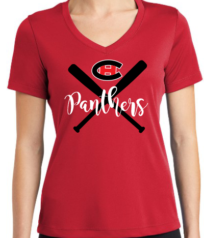 CHHS Baseball V Neck Ladies image 0