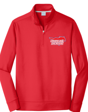 GHS LAX Qtr Zip Fleece Pullover image 0