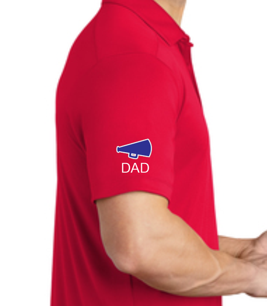 GHS Cheer Dad's Dri Fit Polo image 1