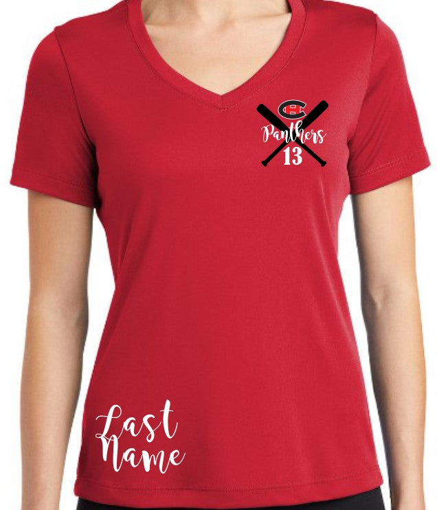 CHHS Baseball Ladies Dri Fit Short Sleeve image 0