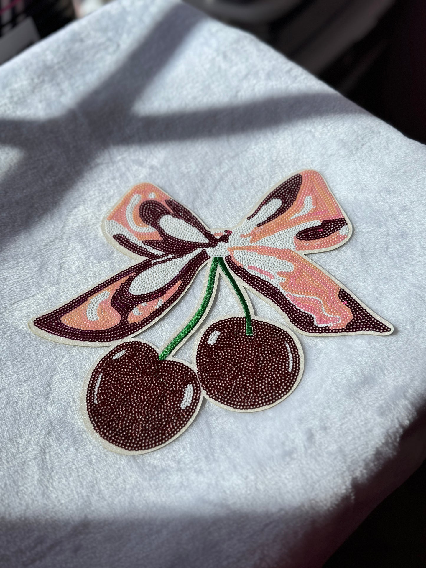 Cherry Sequin Patch image 0