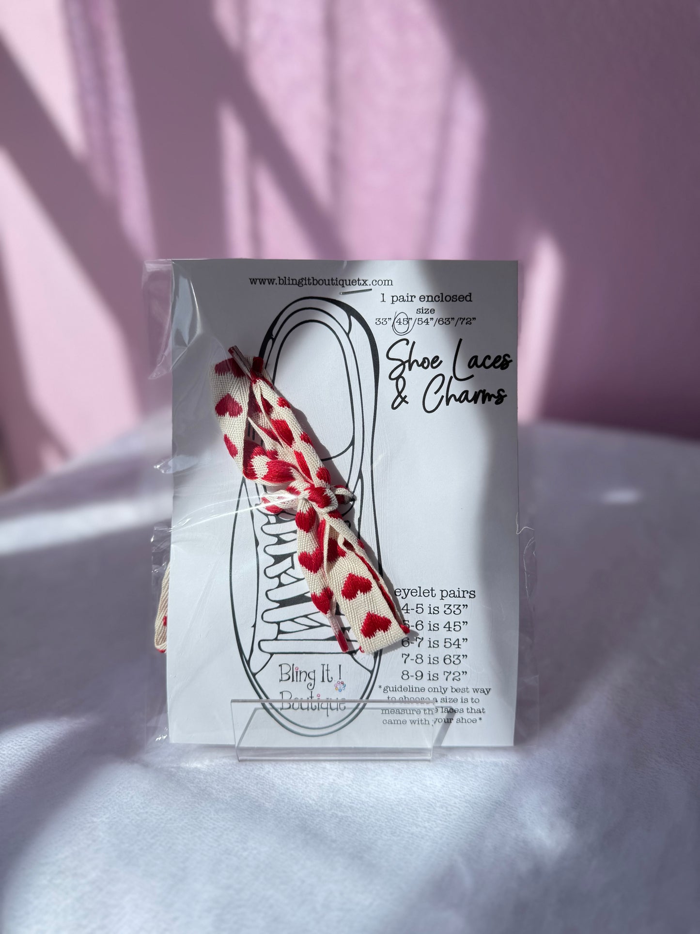 HEART SHOELACES image 0