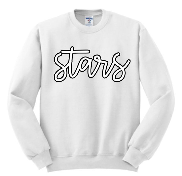 CMS Stars Metallic Puff Sweatshirt image 1