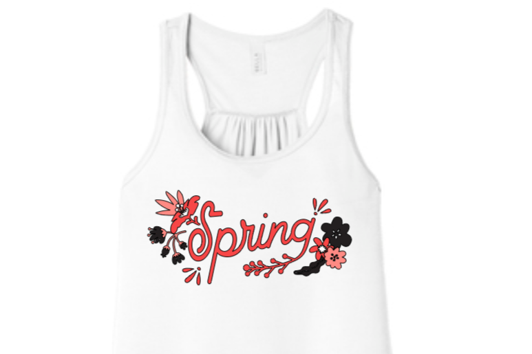 Spring Floral Tank image 0