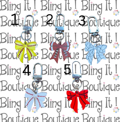 SPORT BOW KEYCHAIN image 0