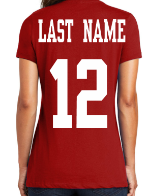 MP LAX Ladies FittedV Neck image 1