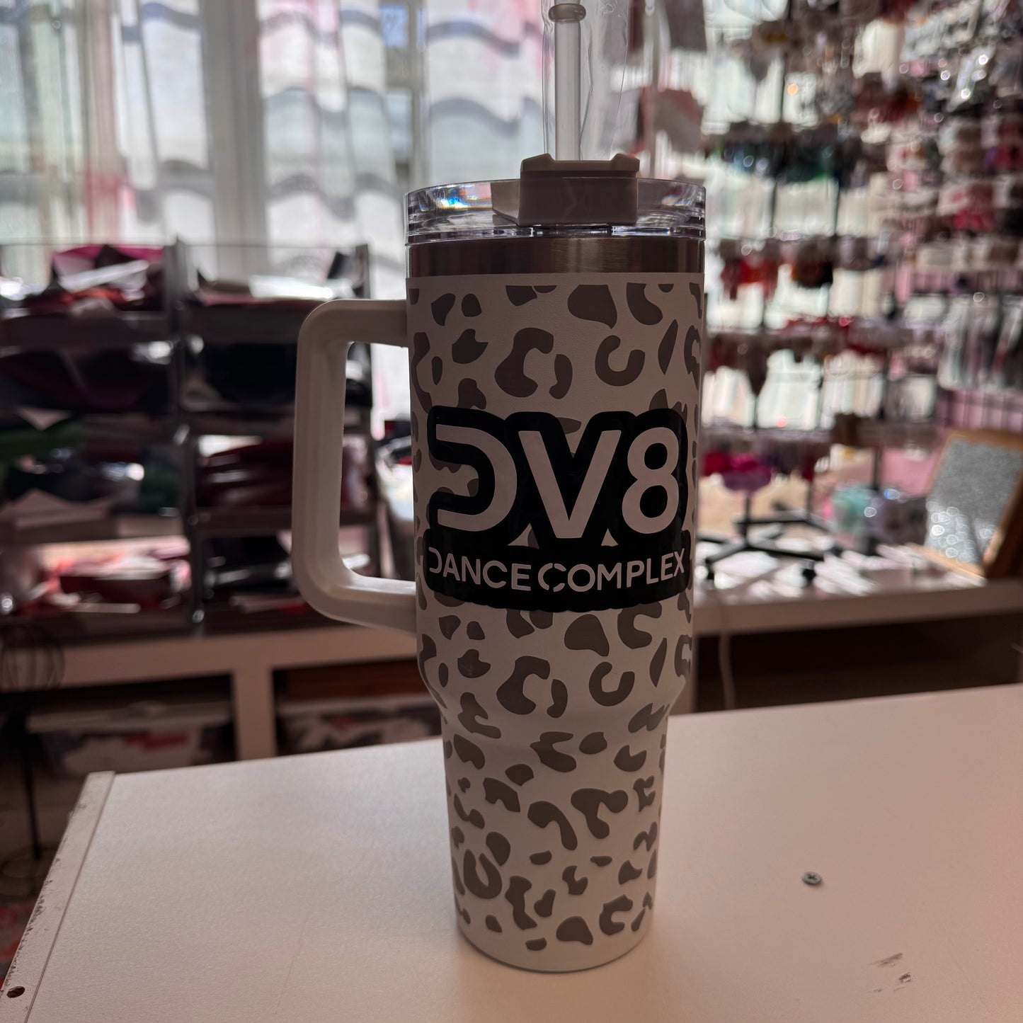 DV8 40 oz STEEL TUMBLER W/STRAW