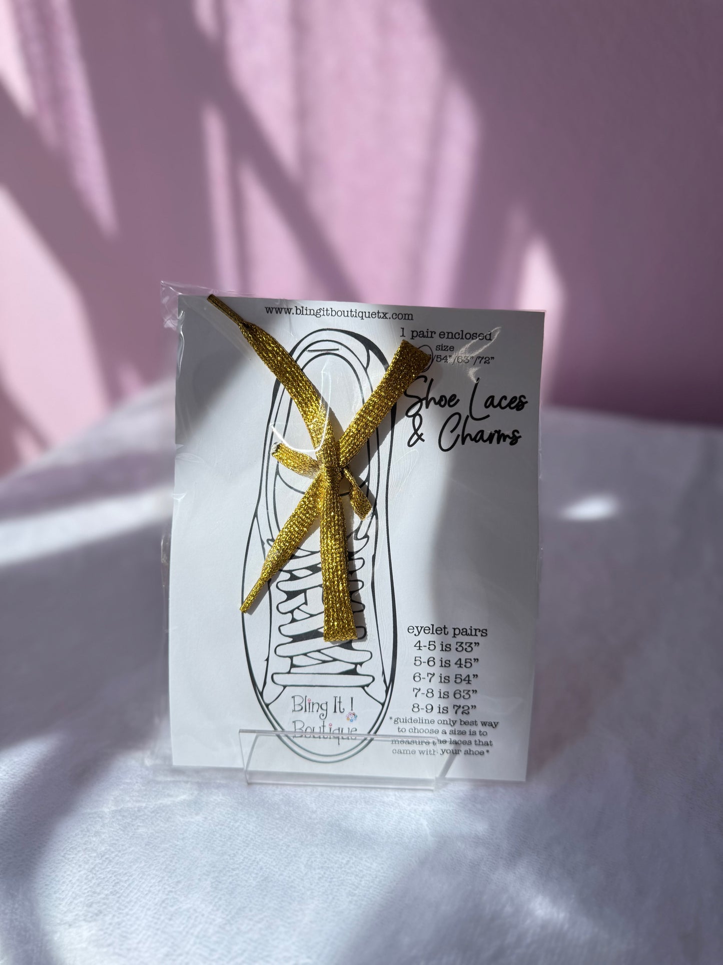 METALLIC SHOELACES image 1