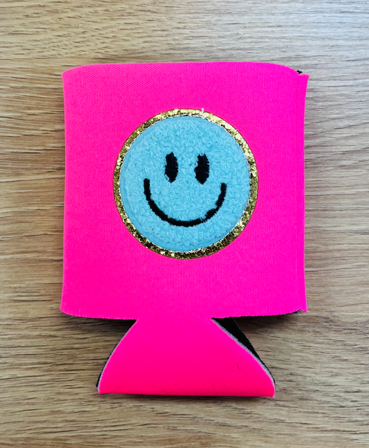 Chenille Smile Koozie image 0