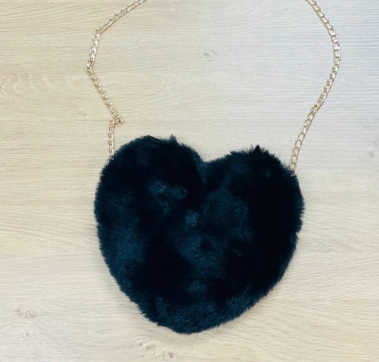 The Fuzzy Heart Purse image 1