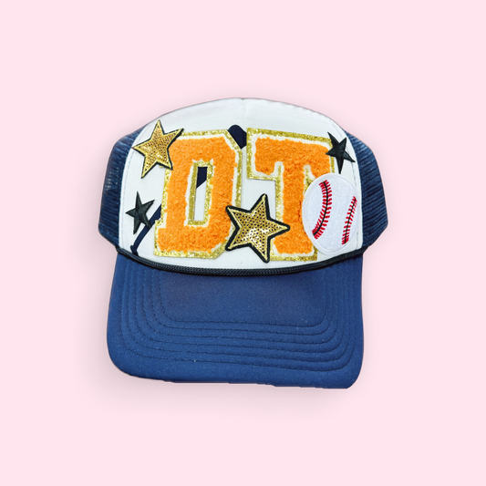 Dallas Tigers Chenille Patch Trucker Cap image 0