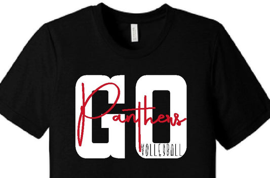 CHVB Bella Canvas Go Panthers Tee image 0