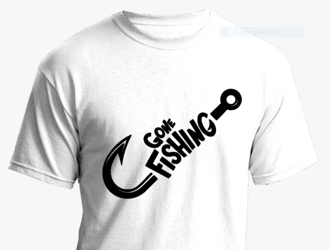 Gone Fishing Tee image 0