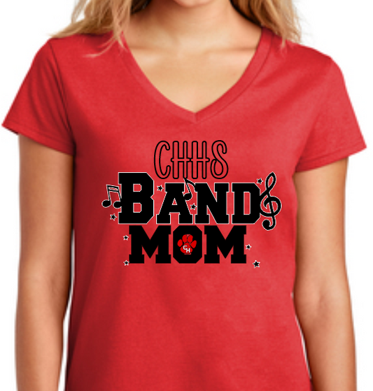 CHHS Band Mom V Neck image 0