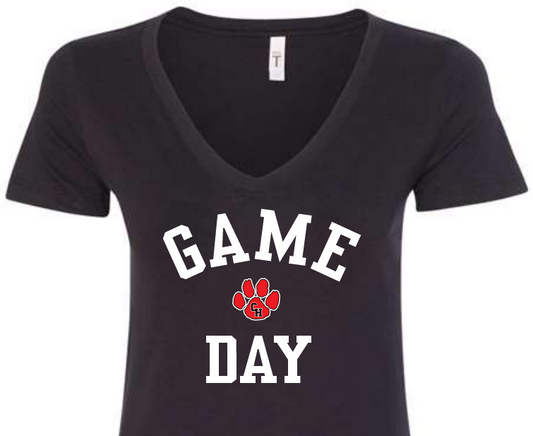 CHHS FB Dri Fit Game V-Neck image 0