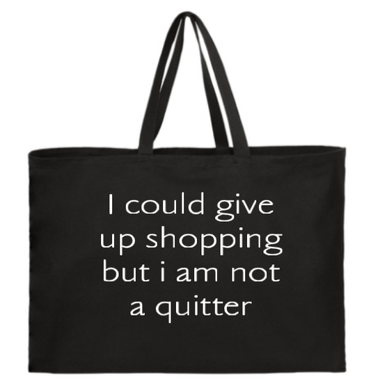 I COULD GIVE UP SHOPPING TOTE image 0