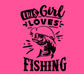 NTWF "This Girl Loves Fishing" Dri-Frit Tank image 1