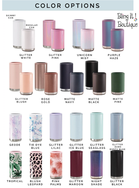 NTWF Metal Skinny & Standard Can Cooler image 1