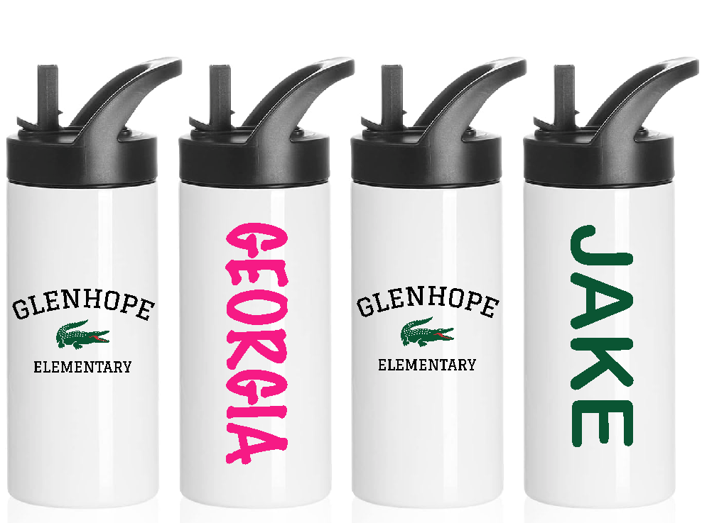 GHES 16 OZ. Water Bottle Pop Up Straw