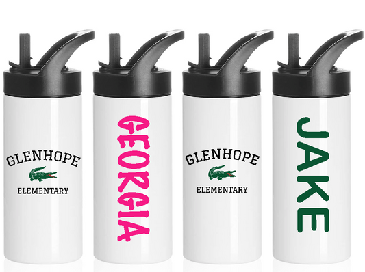 GHES 16 OZ. Water Bottle Pop Up Straw