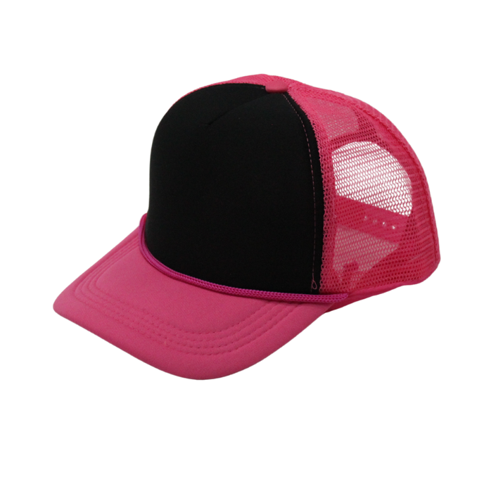 Trucker Cap Polyester Foam Front 5 Panel (Pack of 12)