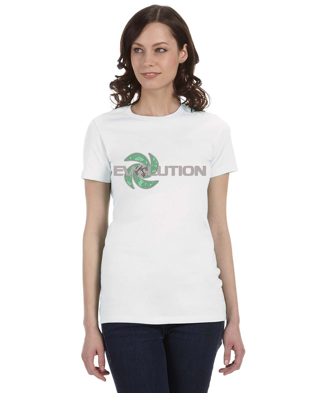 Ladies Crew BLING   (5 colors) Customize - extra image 4