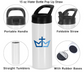 COLS 15 OZ. Water Bottle Pop Up Straw