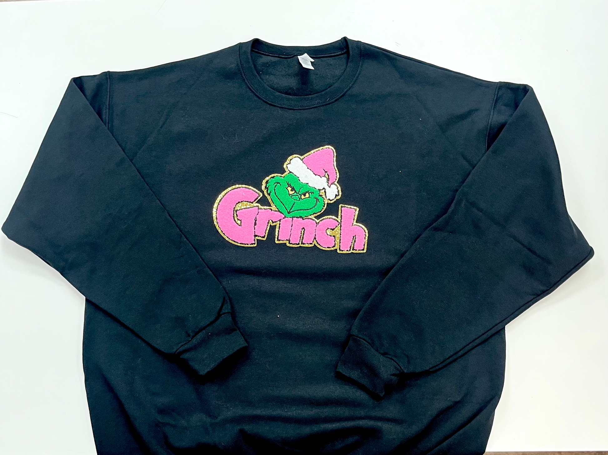 Grinch Chenille Patch Sweatshirt image 1