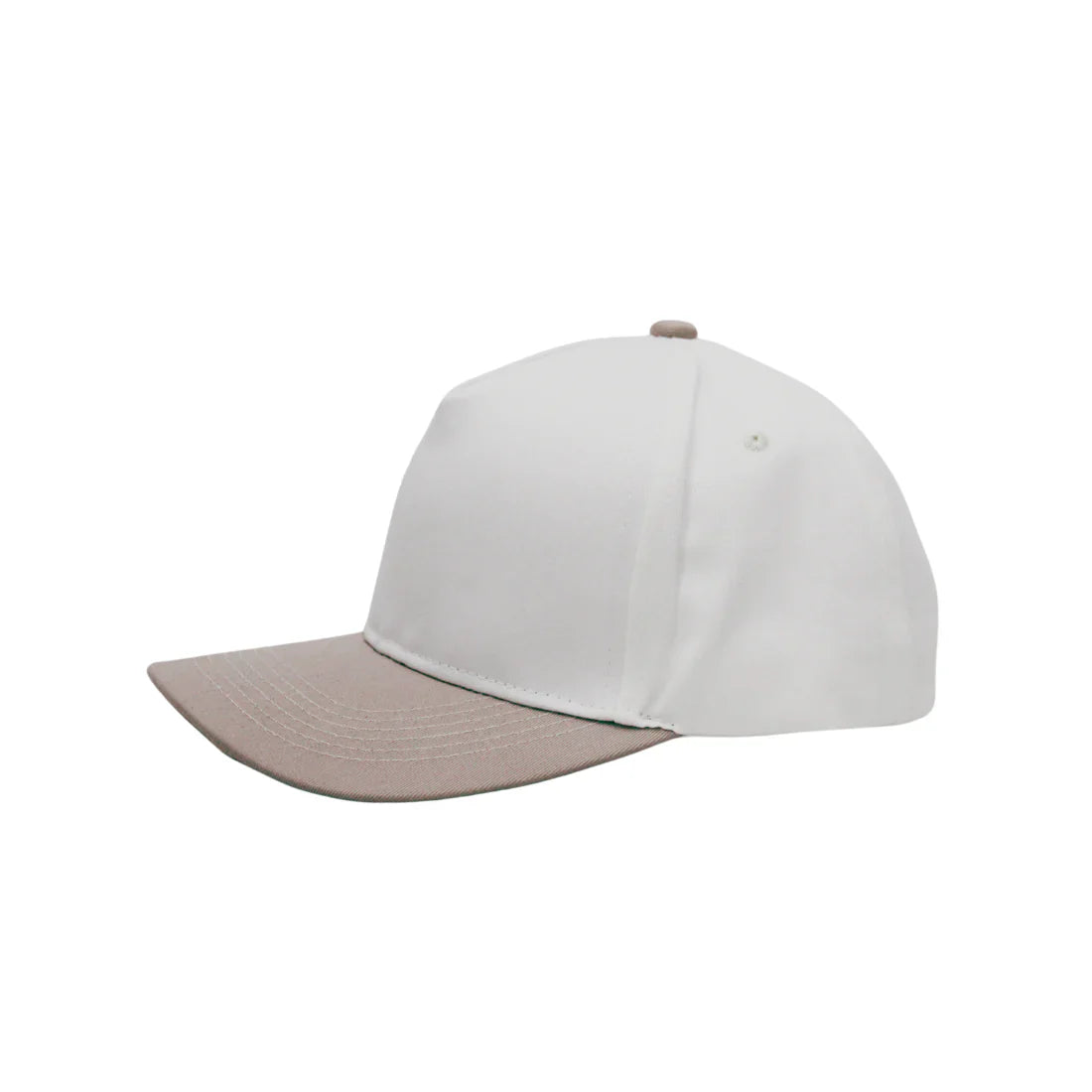 2- Tone Plain Canvas Caps