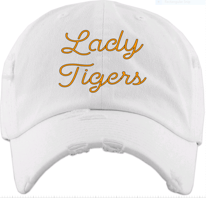 Lady Tigers Distressed Cap image 0