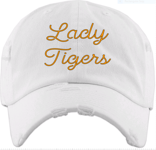 Lady Tigers Distressed Cap image 0