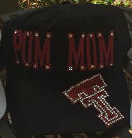 Pom Mom Cap - Swarovski Crystals image 1