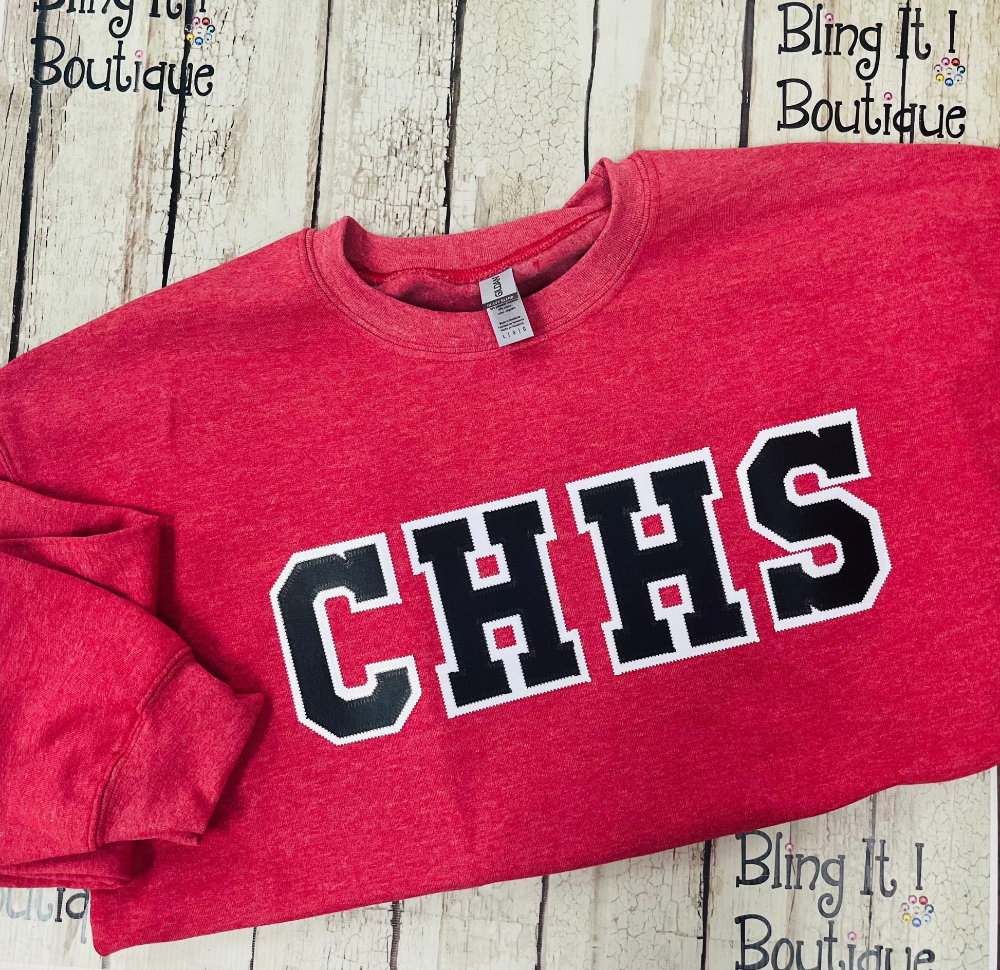 CHHS Woven Letters Sweatshirt image 0
