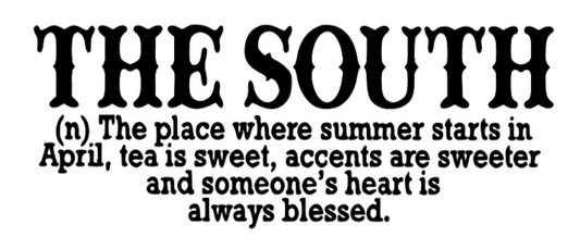 The South (T-shirt & Sweatshirt) image 1