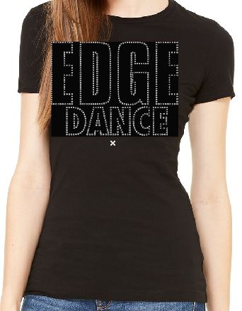 Rhinestone Fitted Crew Neck image 0