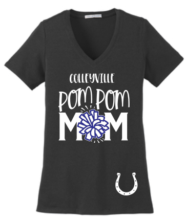 CMS Cheer 8th Grade Ladies V Neck image 0