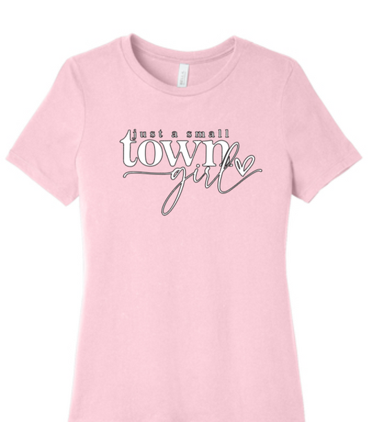 Just a Small Town Girl Bella+Canvas Tee image 0