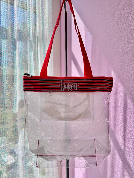 Nebraska Huskers Clear Tote image 0