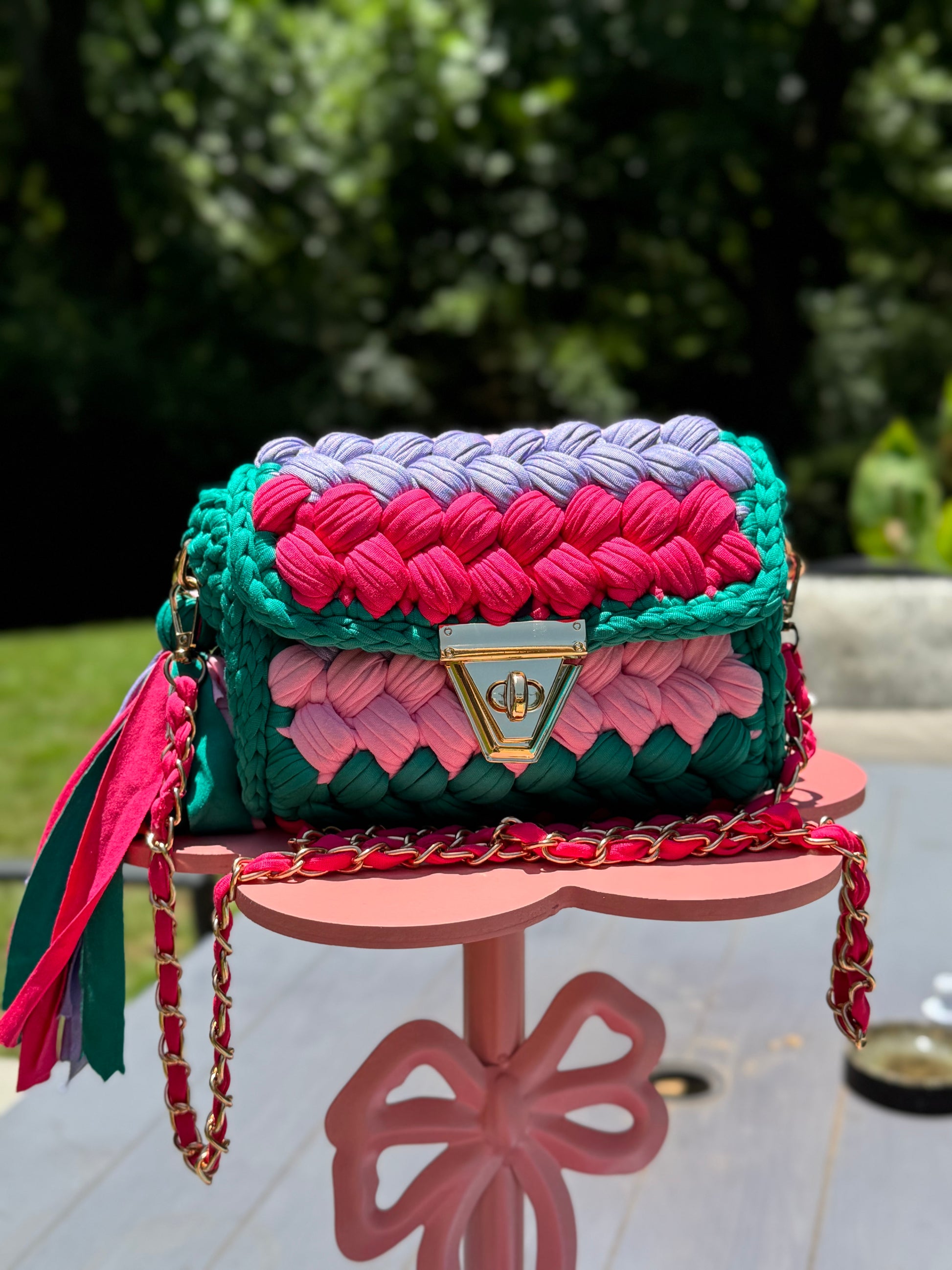 Mini Colorblock Crossbody Bag image 1