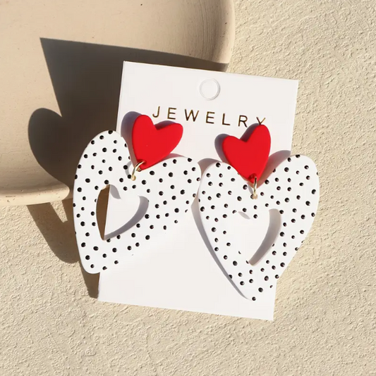 Polka Dot Pendant Earrings image 0