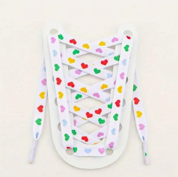 Heart Pattern Shoelaces image 1