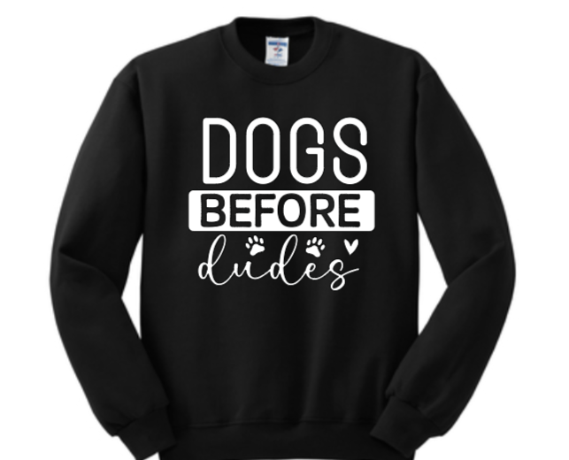 Dogs Before Dudes (T-shirts & Sweatshirts) image 0